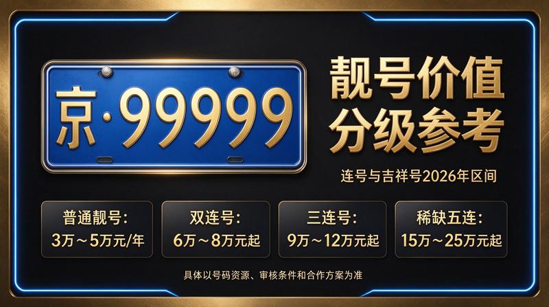 2026年北京车牌指标市场概览图